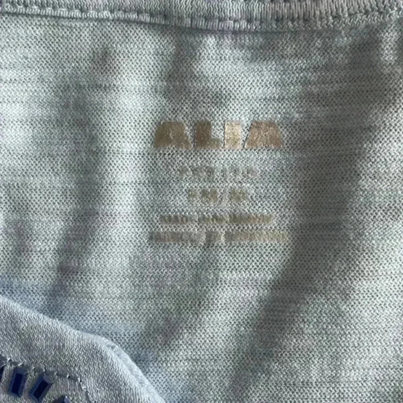 Alia  Embroidered V Neck Top With Tie - Picture 4 of 4